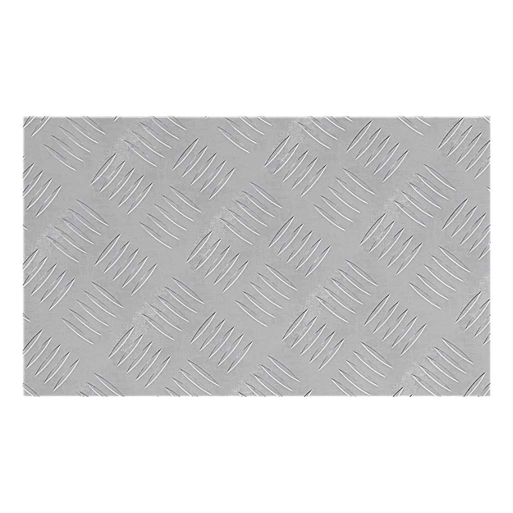 Stepenica Pravokutni 4 pcs Srebrno 50 x 30 cm Aluminij
