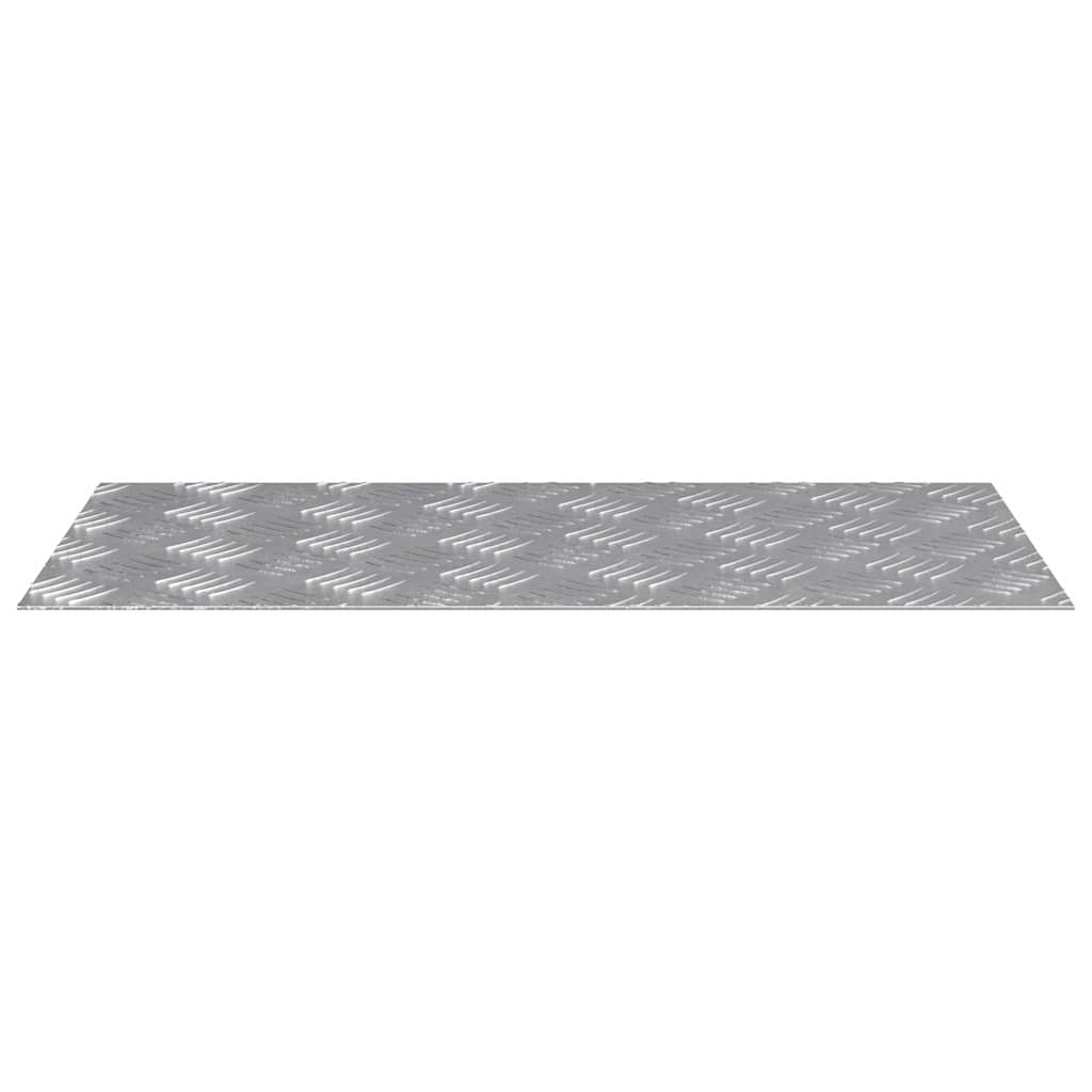 Stepenica Pravokutni 4 pcs Srebrno 60 x 30 cm Aluminij