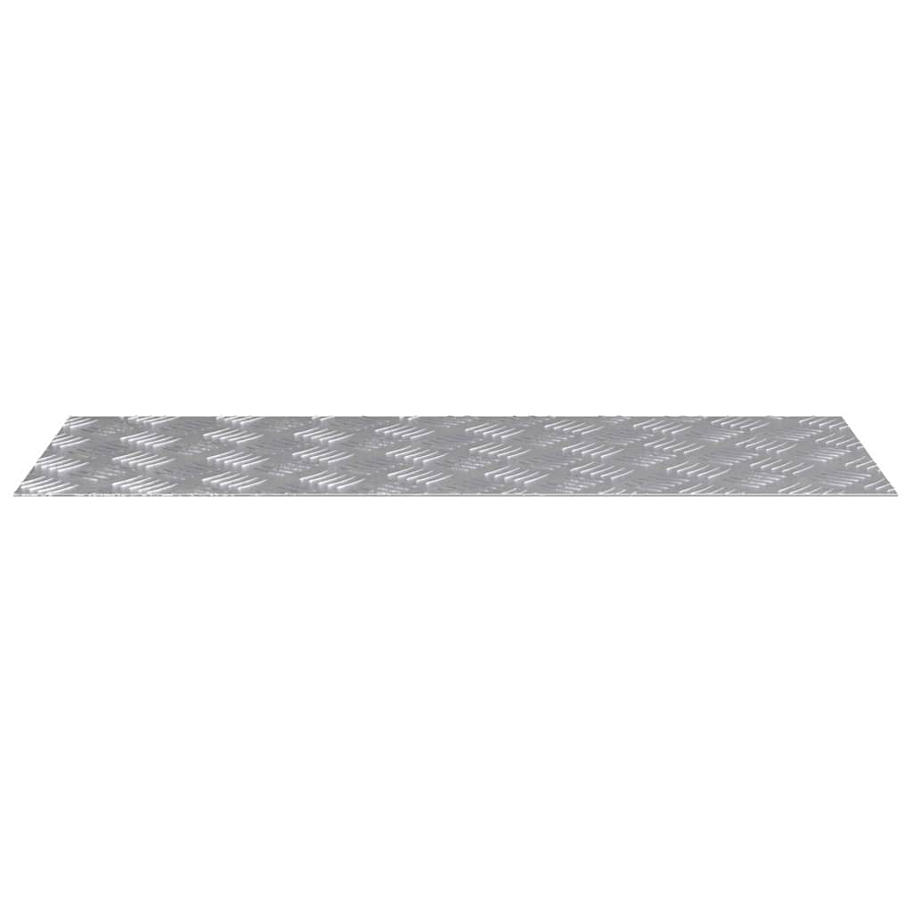 Stepenica Pravokutni 2 pcs Srebrno 80 x 30 cm Aluminij