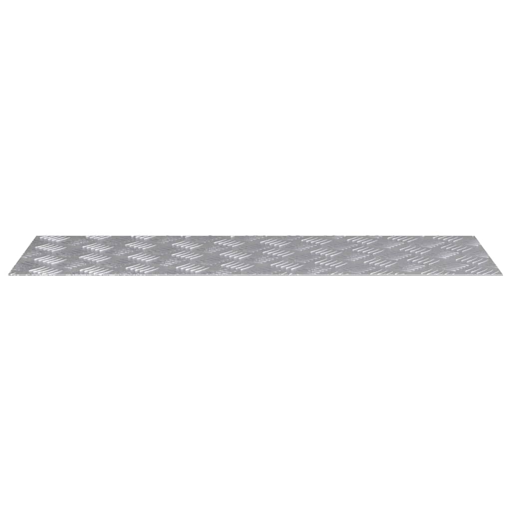 Stepenica Pravokutni 2 pcs Srebrno 90 x 30 cm Aluminij