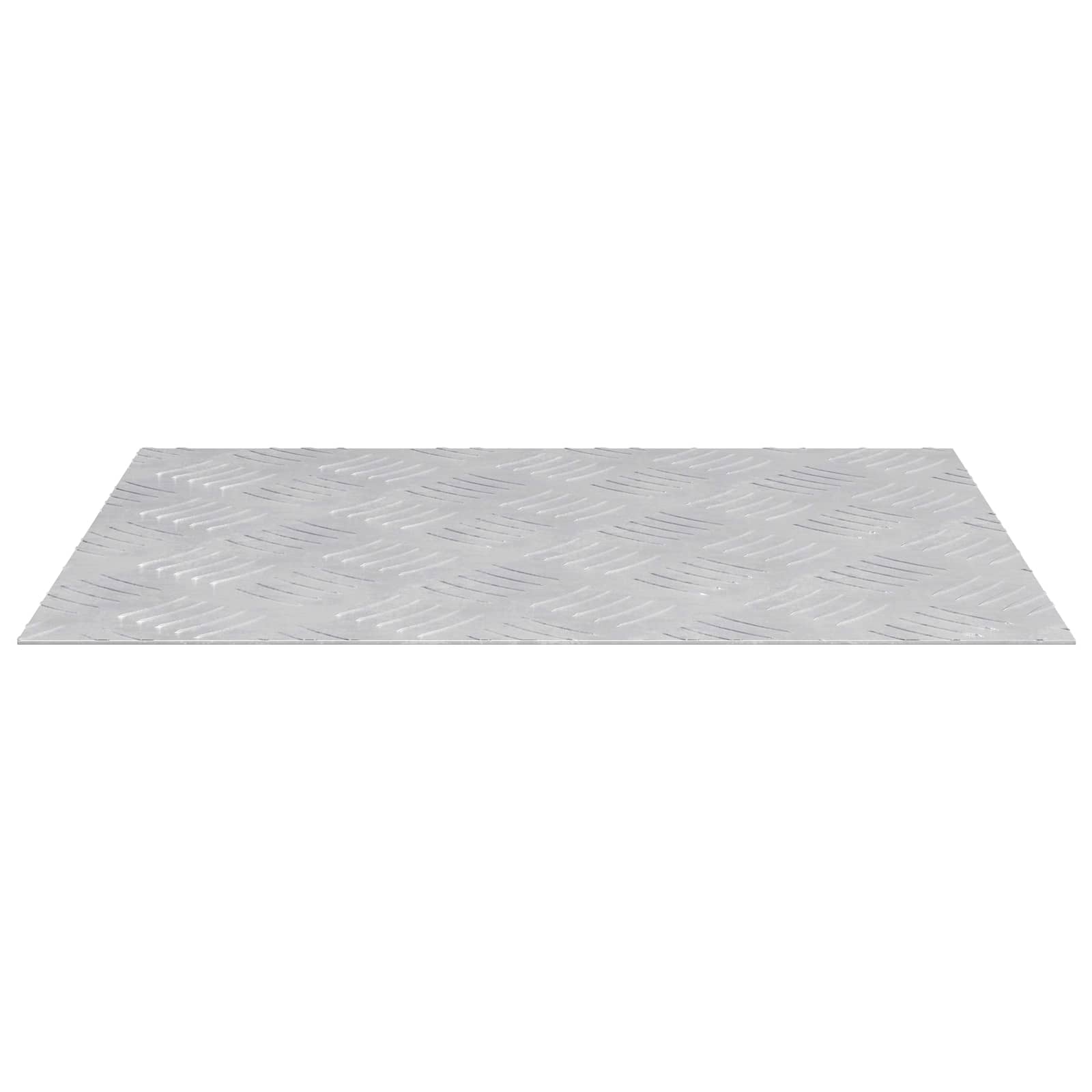 Stepenica Pravokutni 2 pcs Srebrno 50 x 40 cm Aluminij