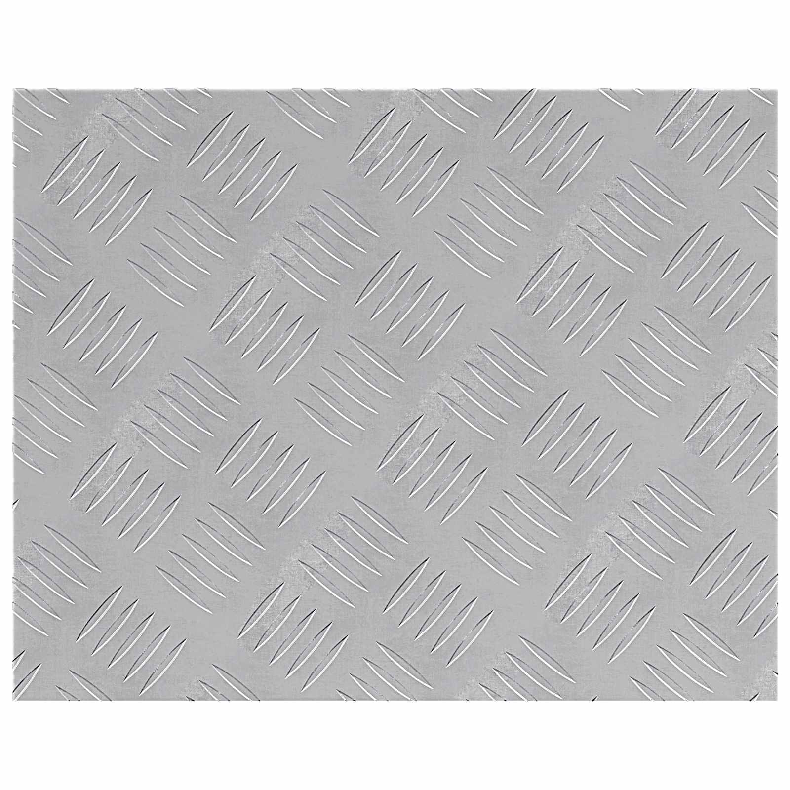 Stepenica Pravokutni 4 pcs Srebrno 50 x 40 cm Aluminij