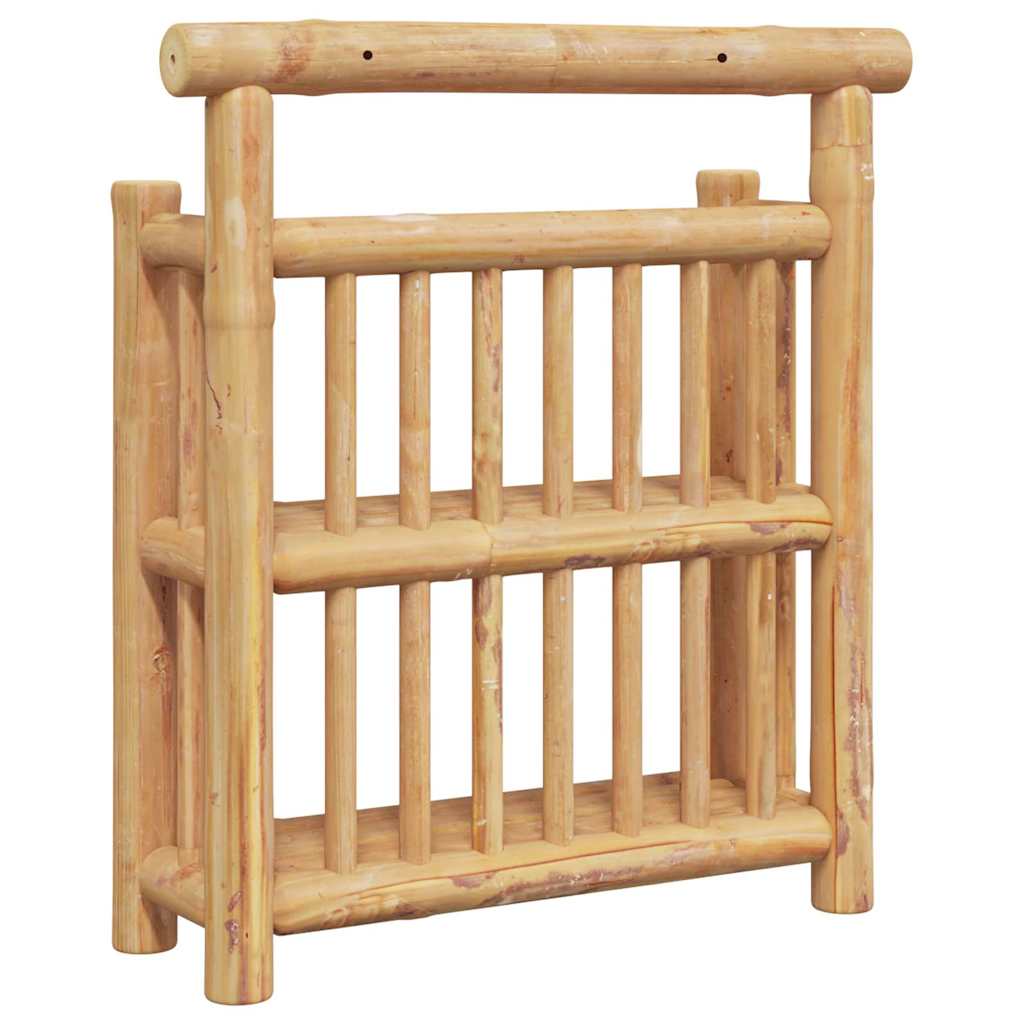 Polica na zidu s policom Zidne Prirodna 40 x 13 x 44 cm bambus