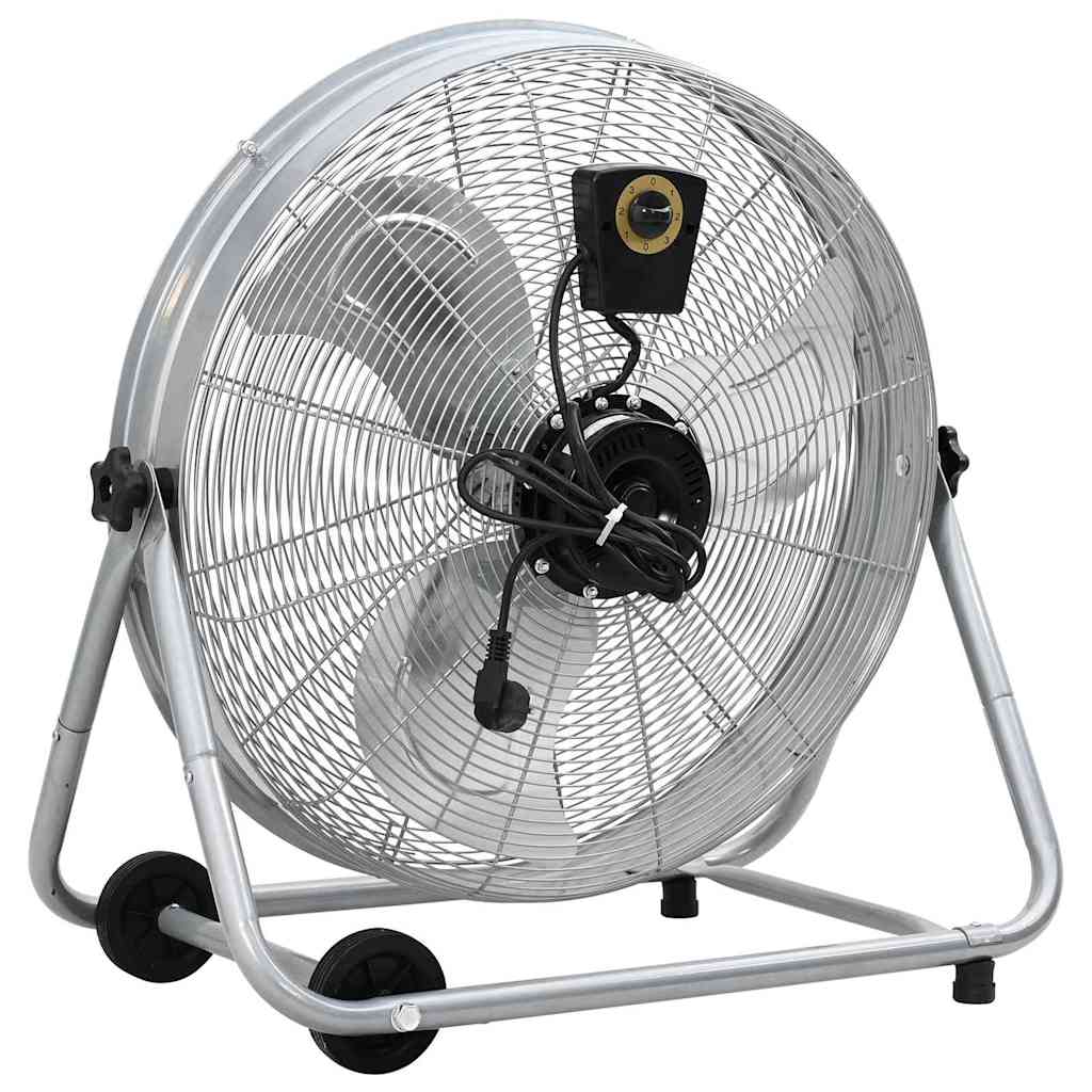 Bubnjasti ventilator s kotačem Srebrno 73 x 42 x 70 cm Aluminij
