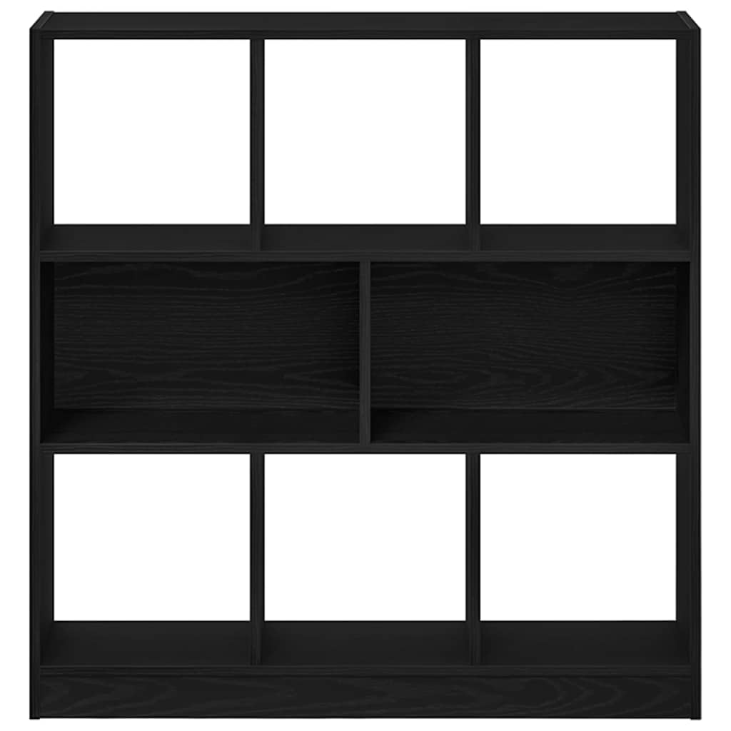 Ormar za knjige crni hrast 97,5x29,5x100 cm konstruirano drvo