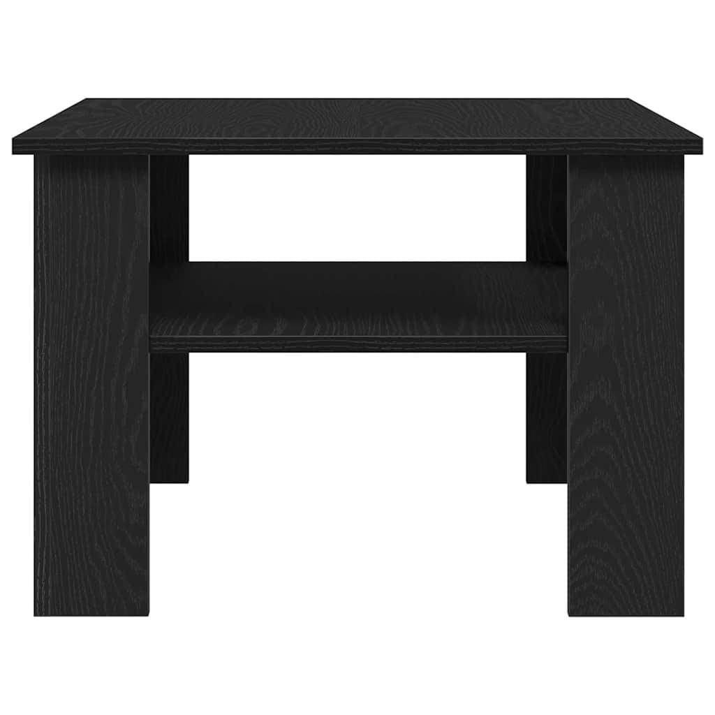 Kava Stol Crni hrast 60 x 60 x 42 cm Konstruirano drvo