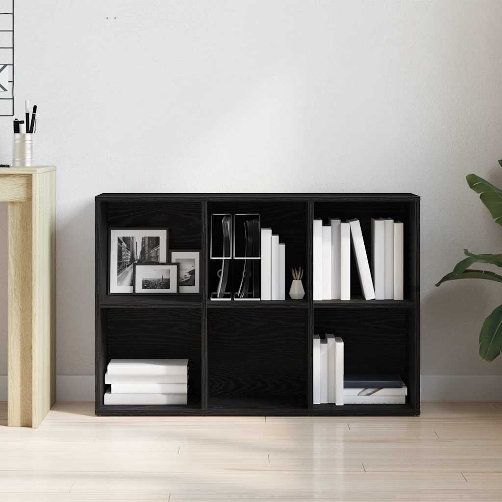 Ormar za knjige crni hrast 66x30x98 cm inženjerski drvo