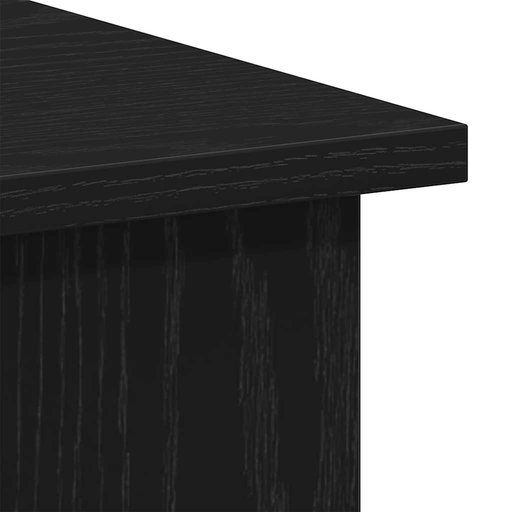 Radni stol Crni hrast 100x55x75 cm Konstruirano drvo
