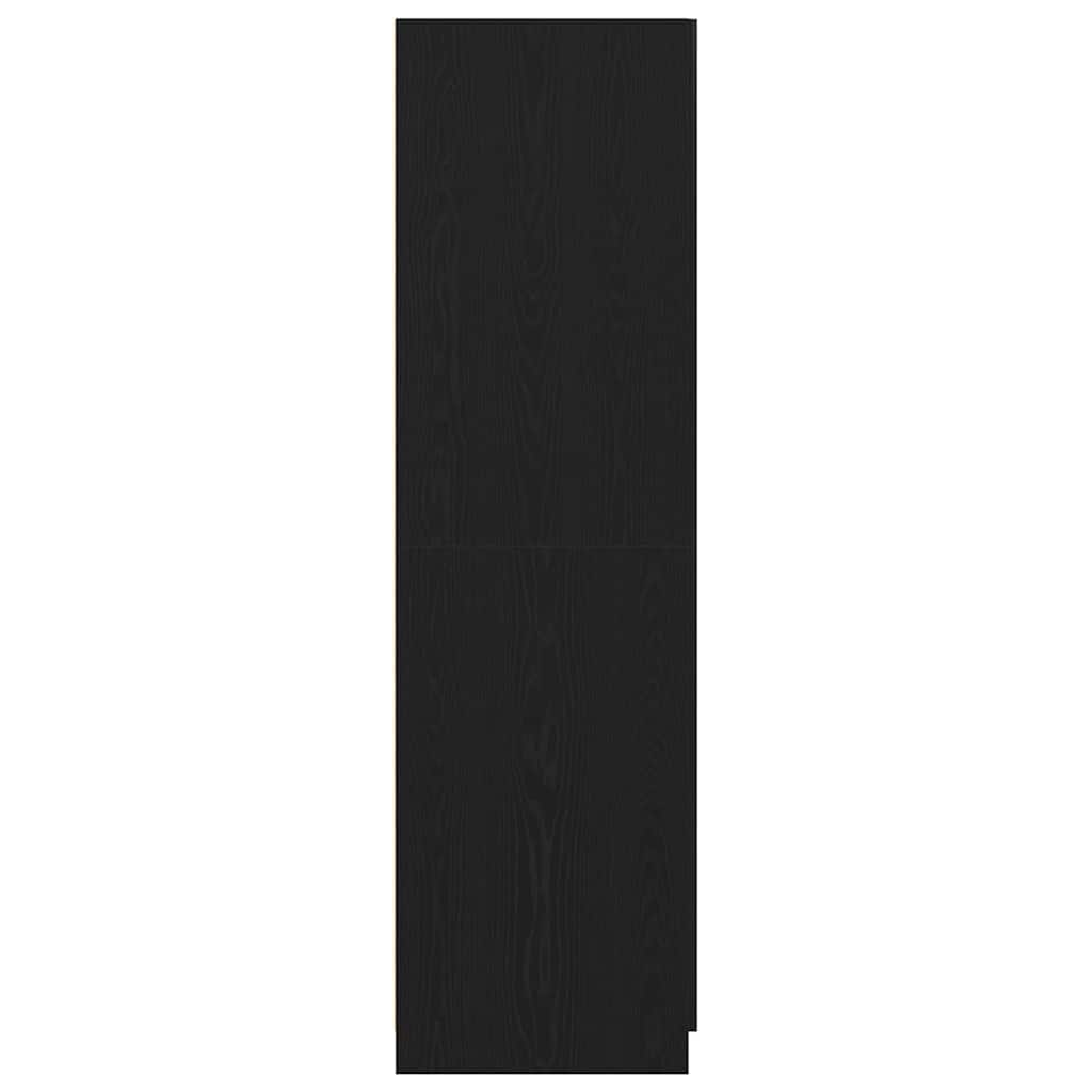 Ormarić s vratima Crni hrast 80 x 52 x 180 cm Konstruirano drvo