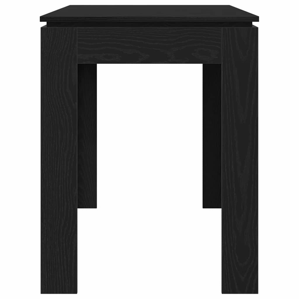Blagovaonski stol Crni hrast 120x60x76 cm Konstruirano drvo