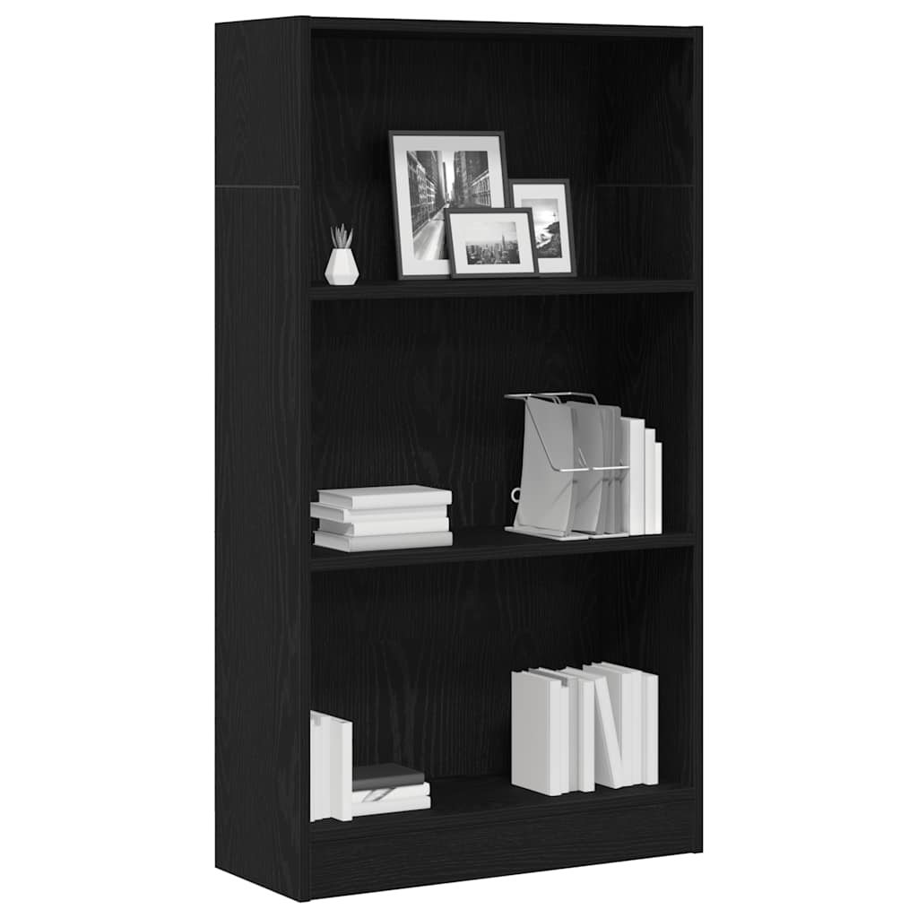 Biblioteka crni hrast 60x24x109 cm Inženirsko drvo
