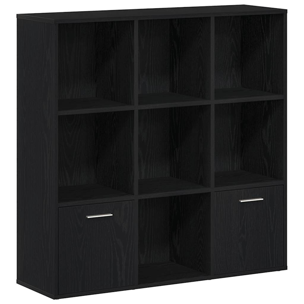Ormar za knjige crni hrast 98x29x97,5 cm inženjerski drvo