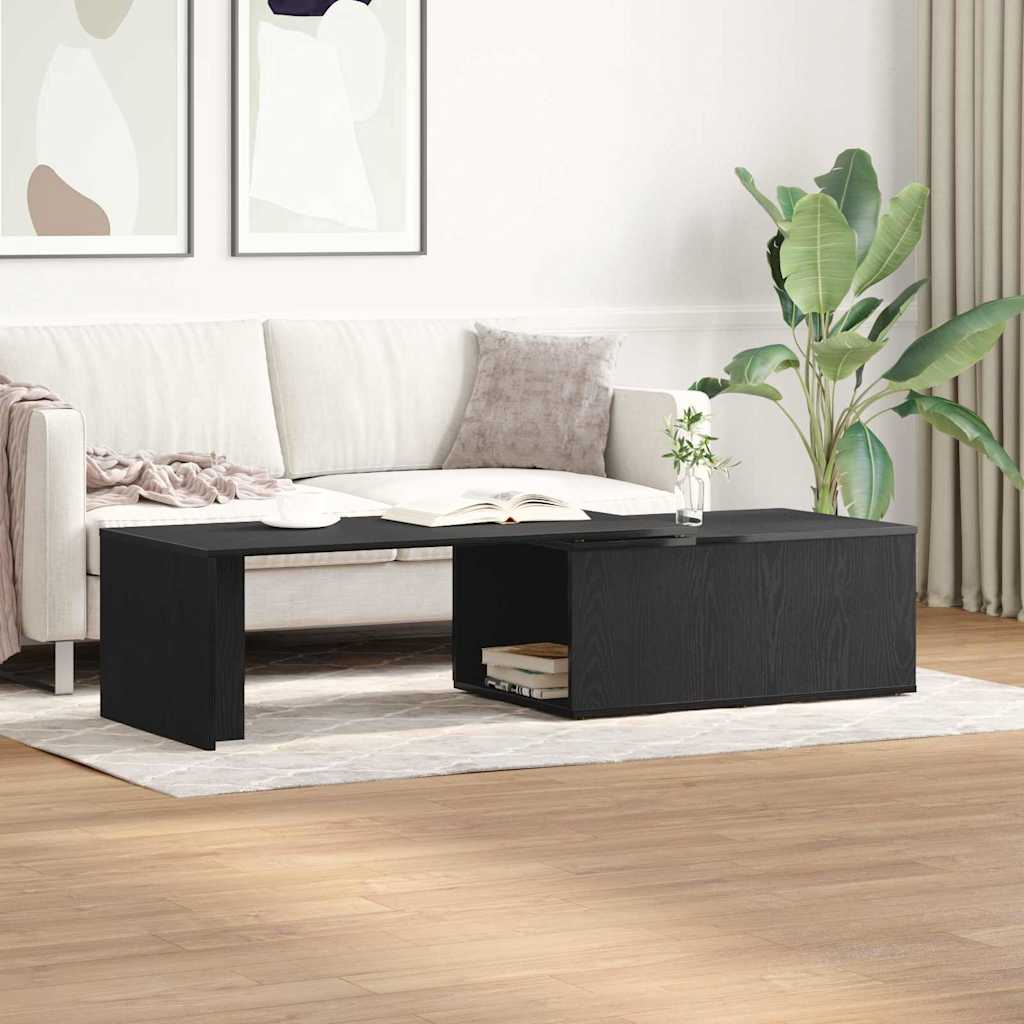 Kava Stol Crni hrast 150 x 50 x 35 cm Konstruirano drvo