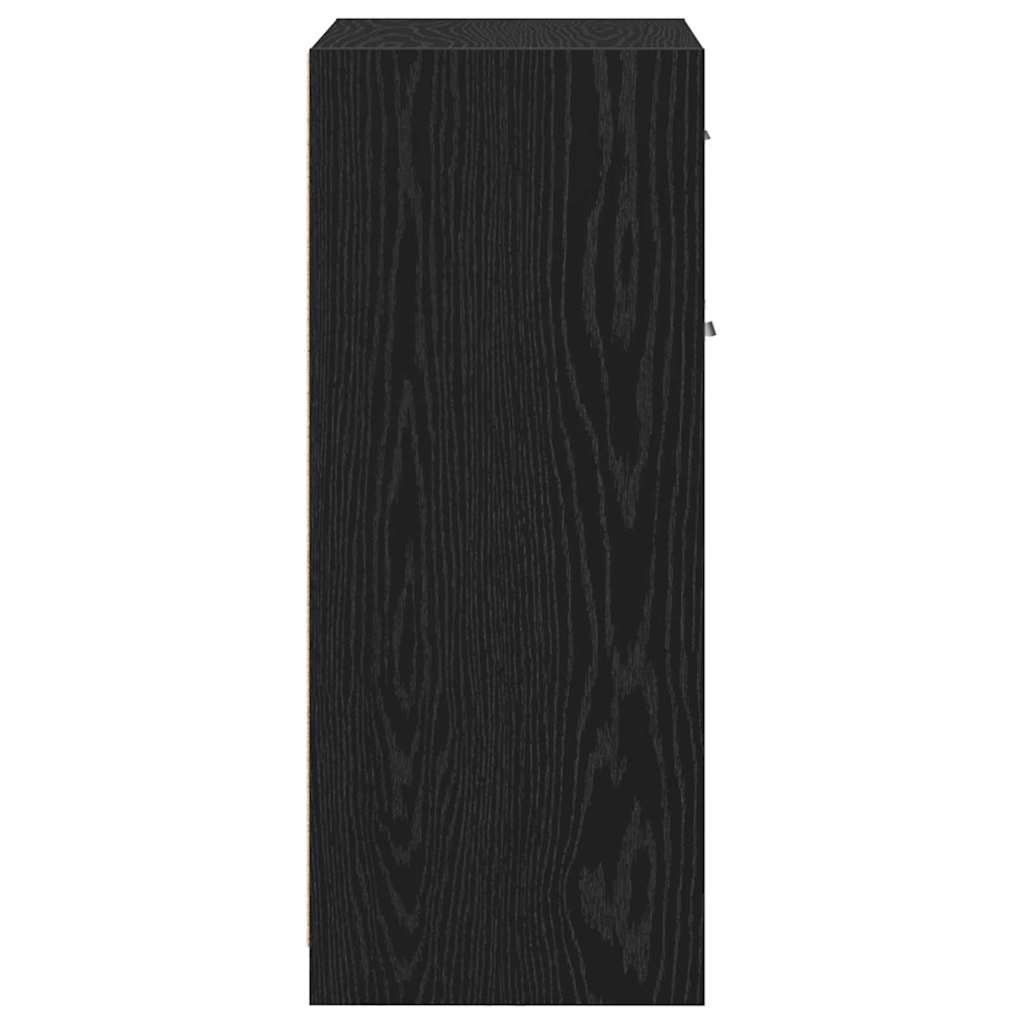 Kupaonski ormar Crni hrast 60 x 33 x 80 cm Konstruirano drvo