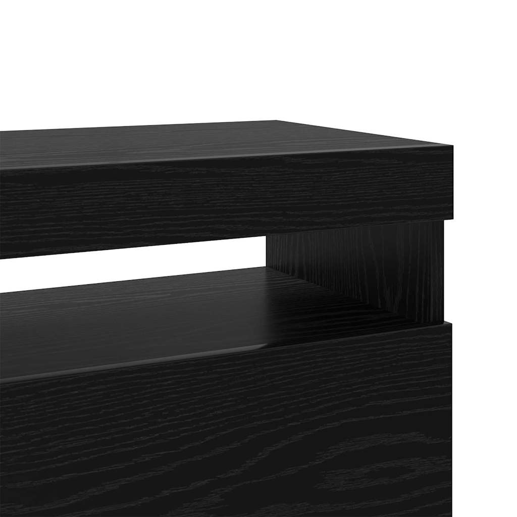 TV ormar 2 pcs Crni hrast 60 x 35 x 40 cm Konstruirano drvo