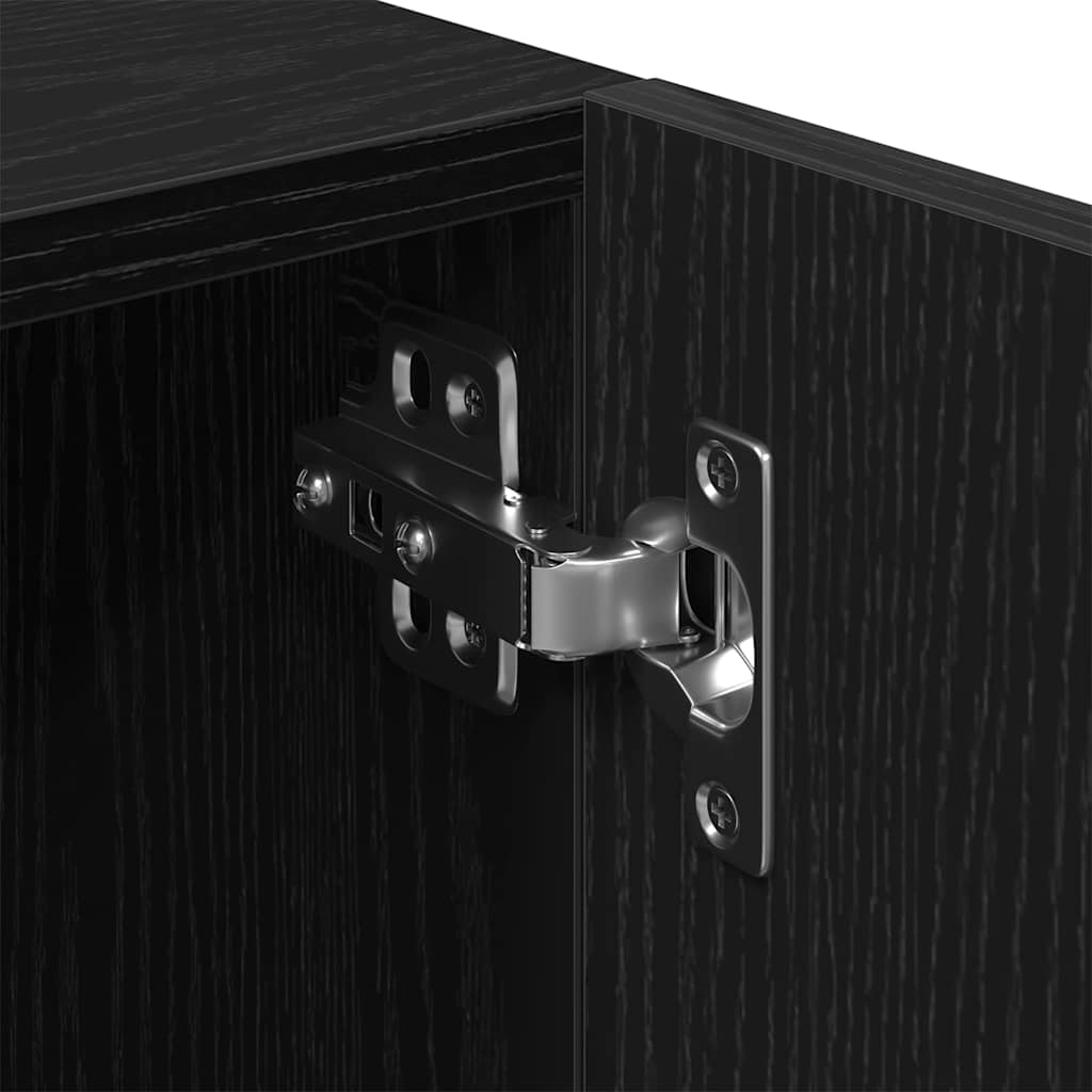 TV ormar 100 x 35 x 40 cm Crni hrast Konstruirano drvo