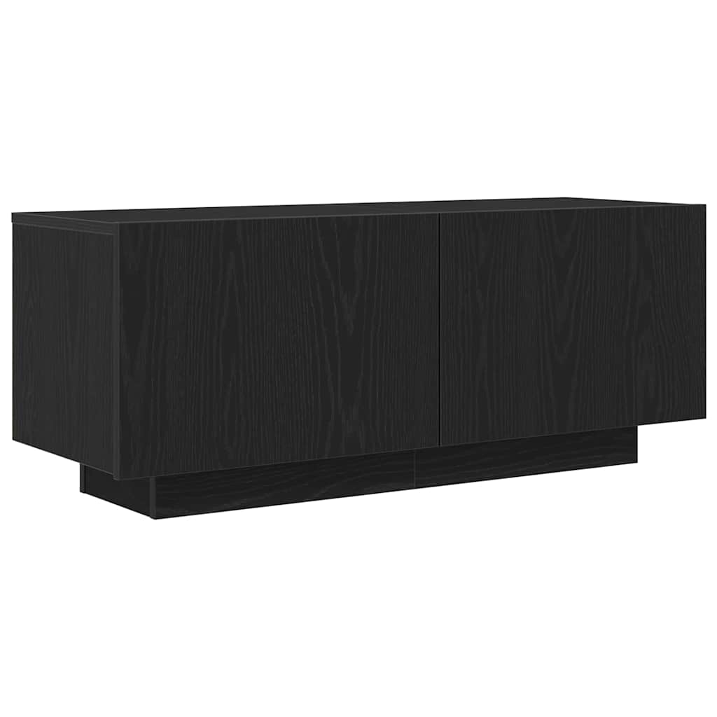 TV ormar 100 x 35 x 40 cm Crni hrast Konstruirano drvo