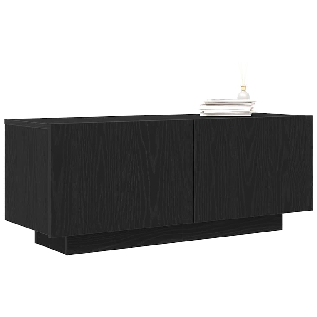TV ormar 100 x 35 x 40 cm Crni hrast Konstruirano drvo