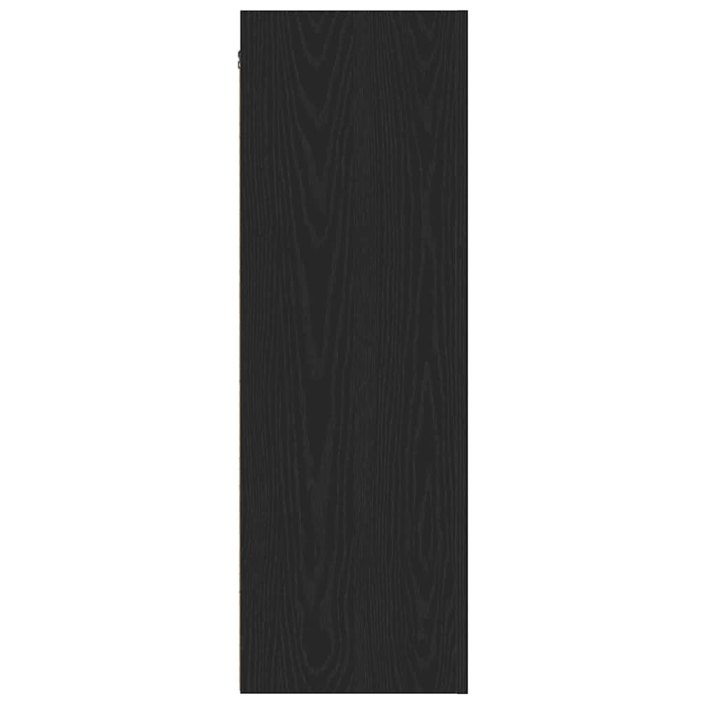 TV Kabinet za Zid Zidne Crni hrast 30,5 x 30 x 90 cm