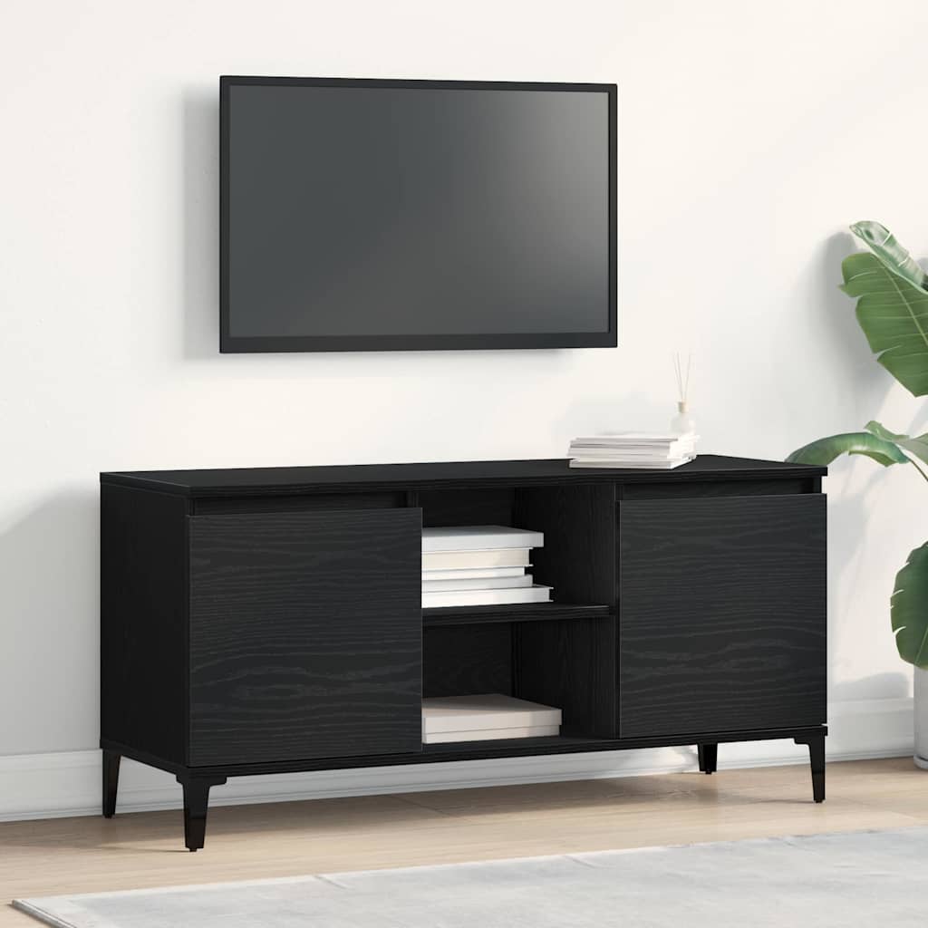 TV ormar Crni hrast 102 x 35 x 50 cm Konstruirano drvo