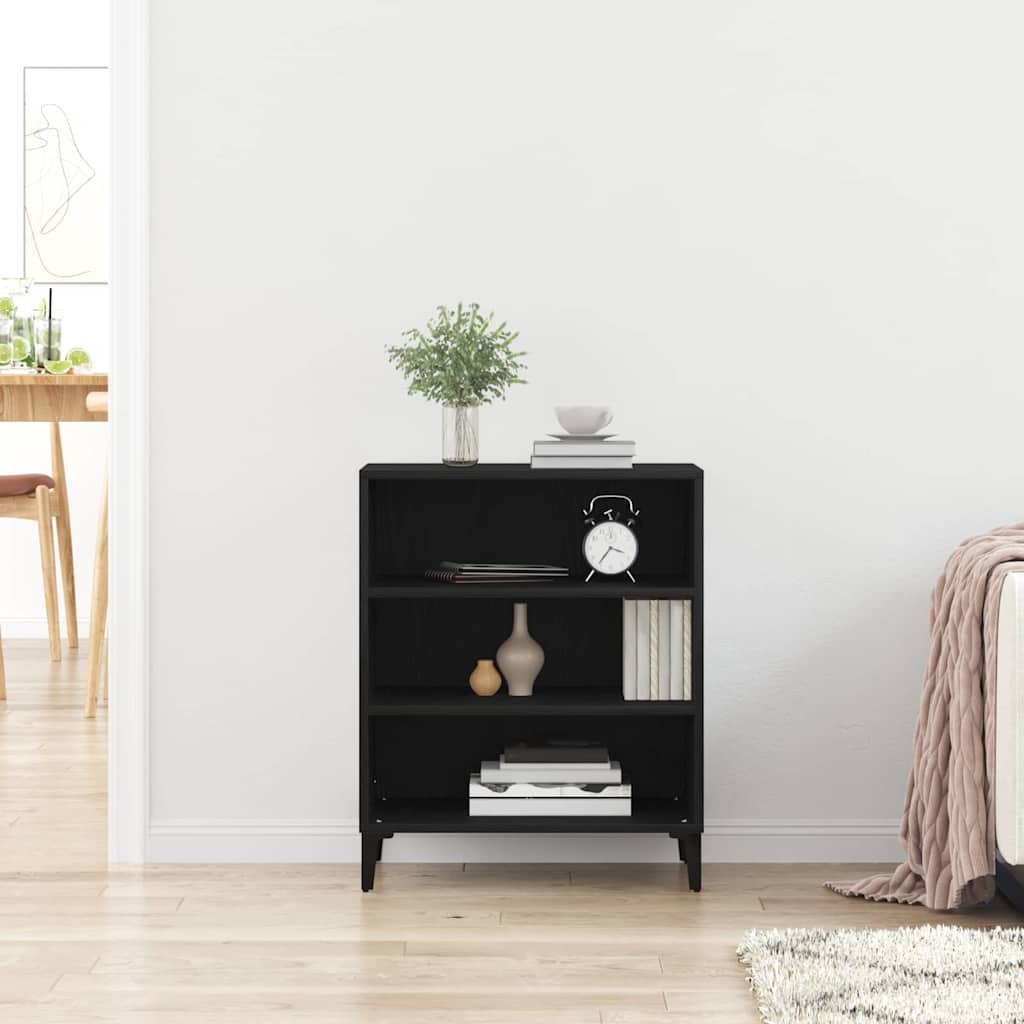 Kreveta Crni hrast 57 x 35 x 70 cm Konstruirano drvo