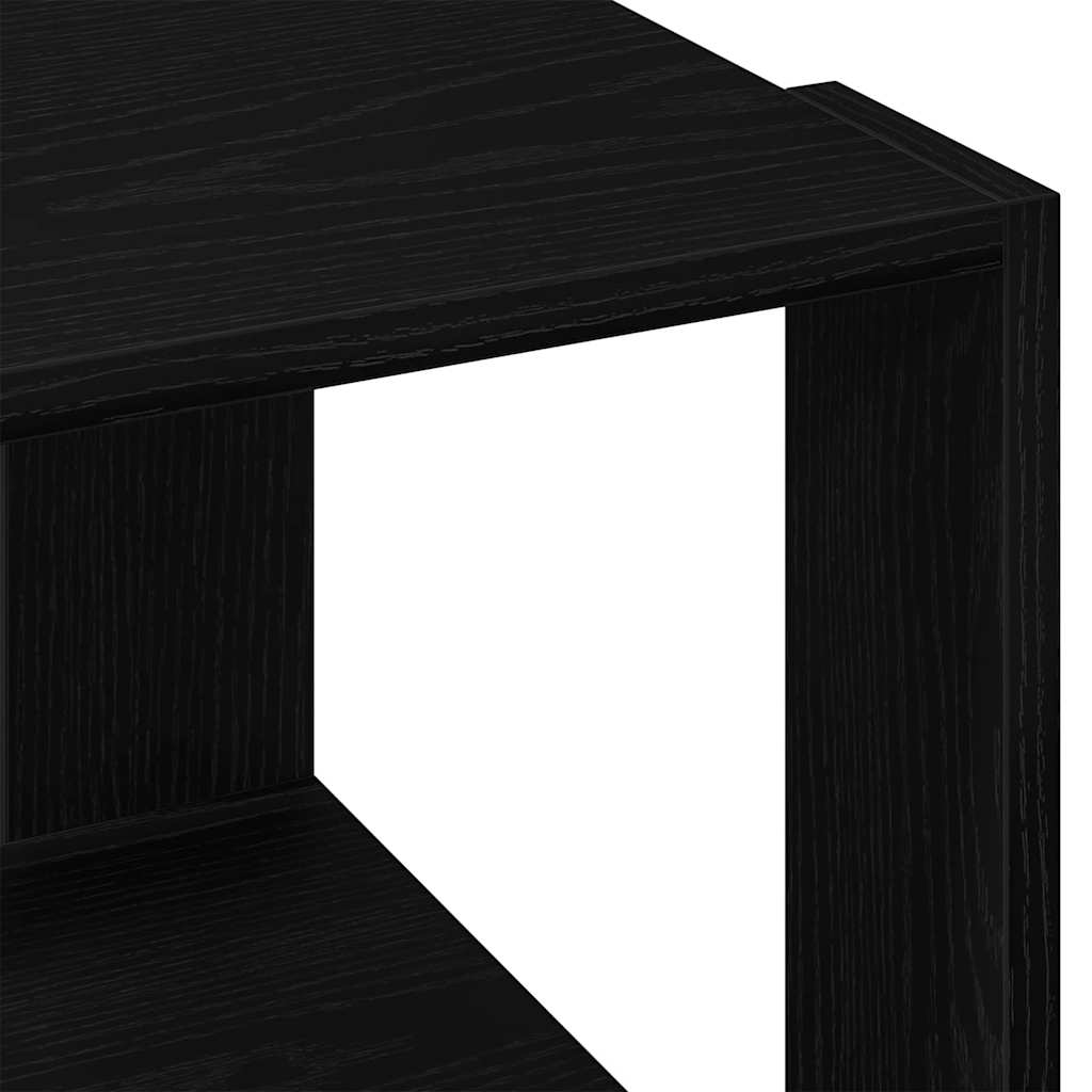 Kava Stol Crni hrast 40 x 40 x 30 cm Konstruirano drvo
