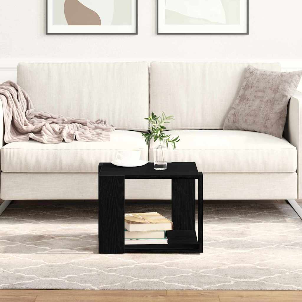 Kava Stol Crni hrast 40 x 40 x 30 cm Konstruirano drvo