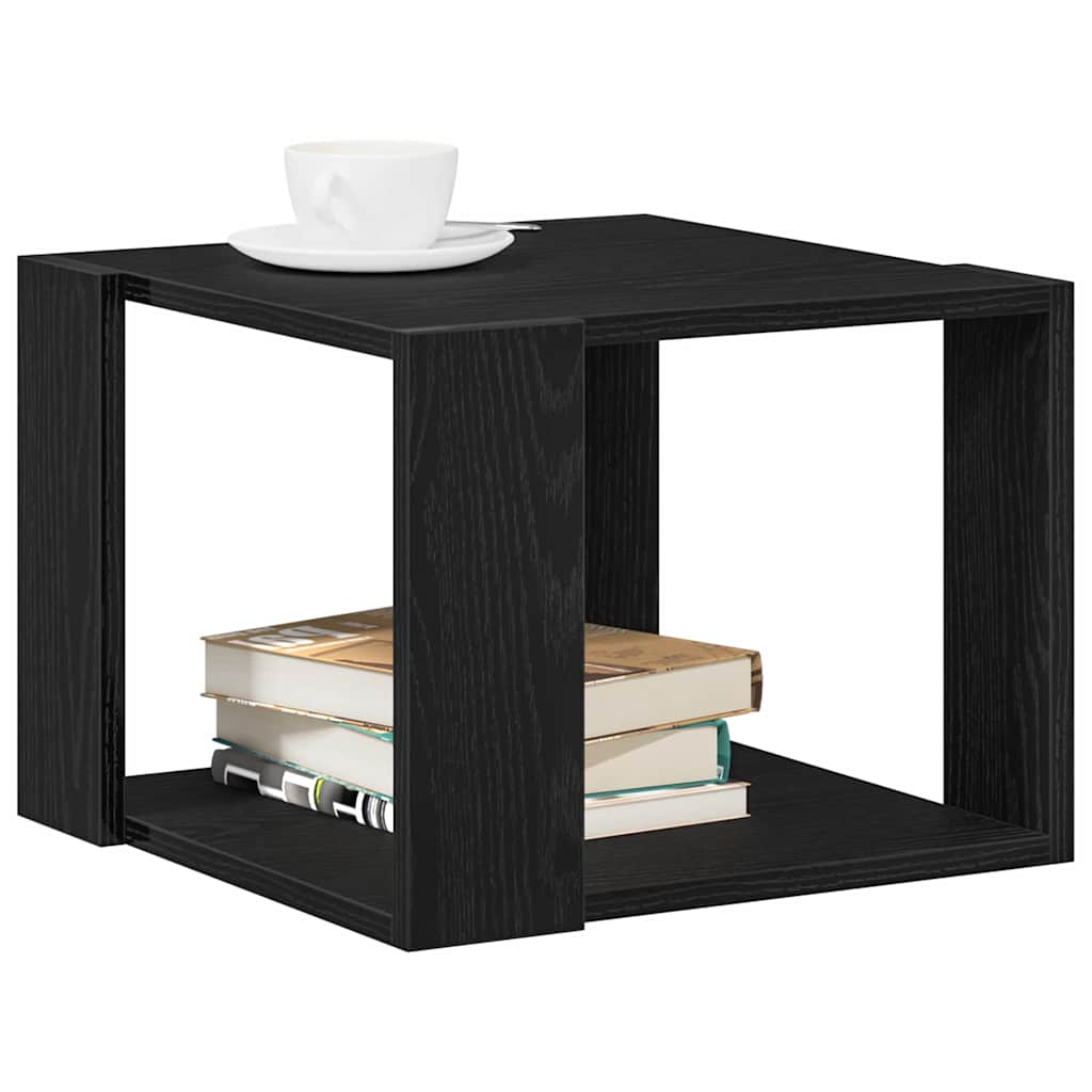 Kava Stol Crni hrast 40 x 40 x 30 cm Konstruirano drvo