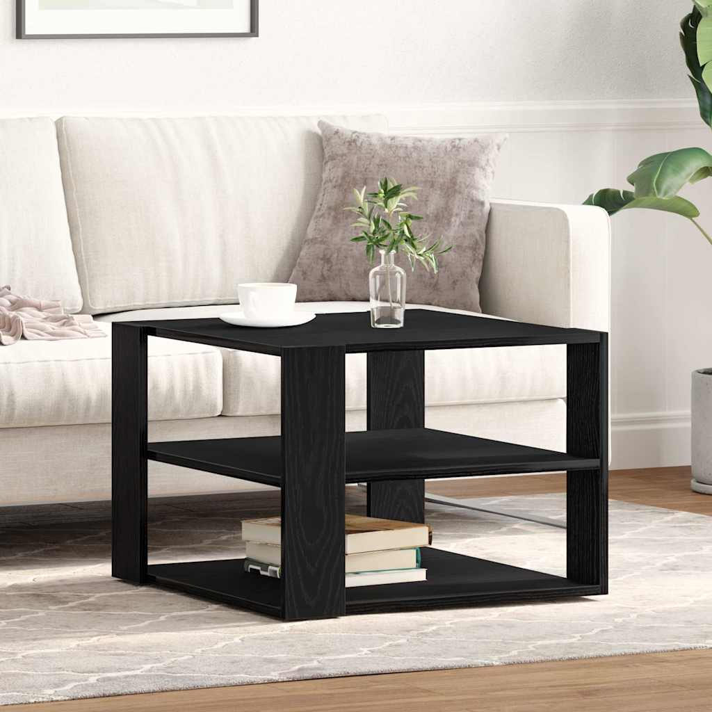 Kava Stol Crni Hrast 58 x 58 x 40 cm Konstrukcijsko drvo