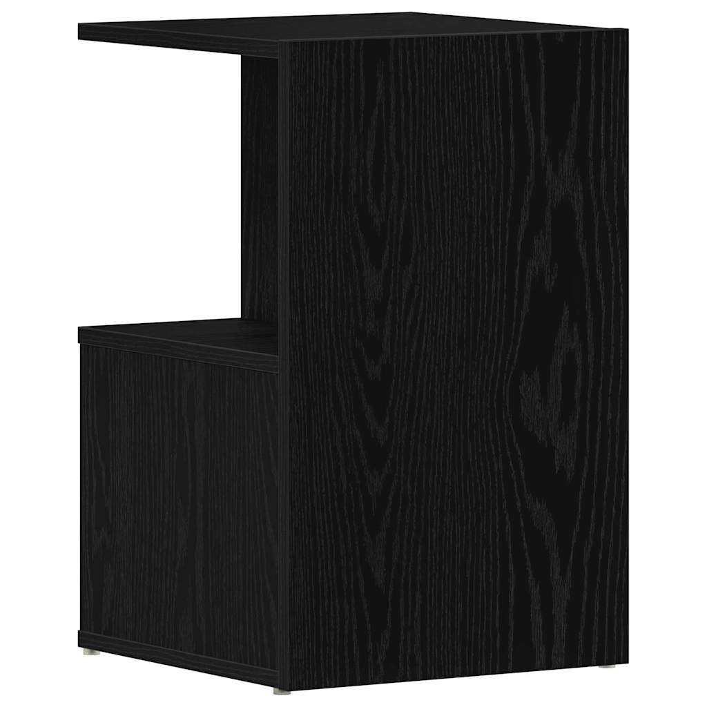 Noćni ormar 2 pcs Crni hrast 35 x 35 x 55 cm Konstruirano drvo