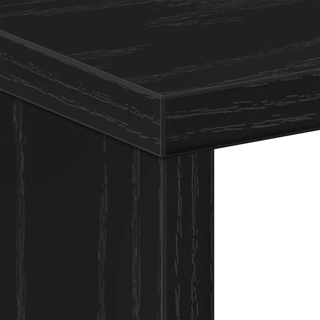 Noćni ormar 2 pcs Crni hrast 50 x 30 x 51,5 cm