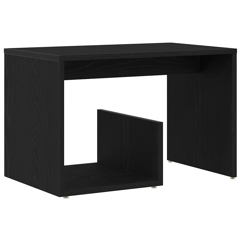 Bocni stol Crni hrast 59 x 36 x 38 cm Konstruirano drvo
