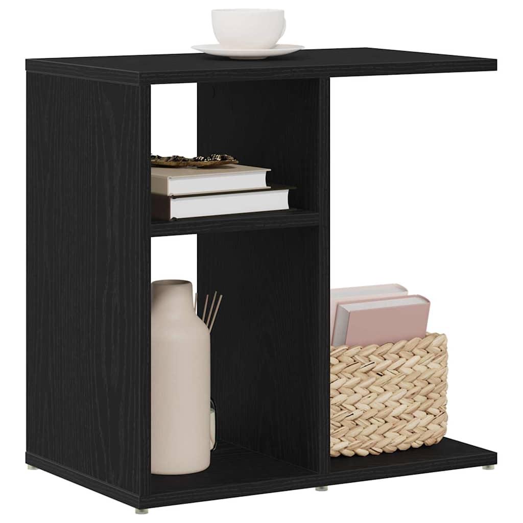 Bocni stol Crni hrast 50 x 30 x 50 cm Konstruirano drvo