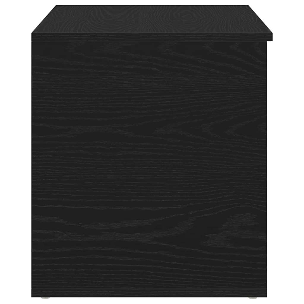 Kutija za spremanje s pohranom Crni hrast 84 x 42 x 46 cm