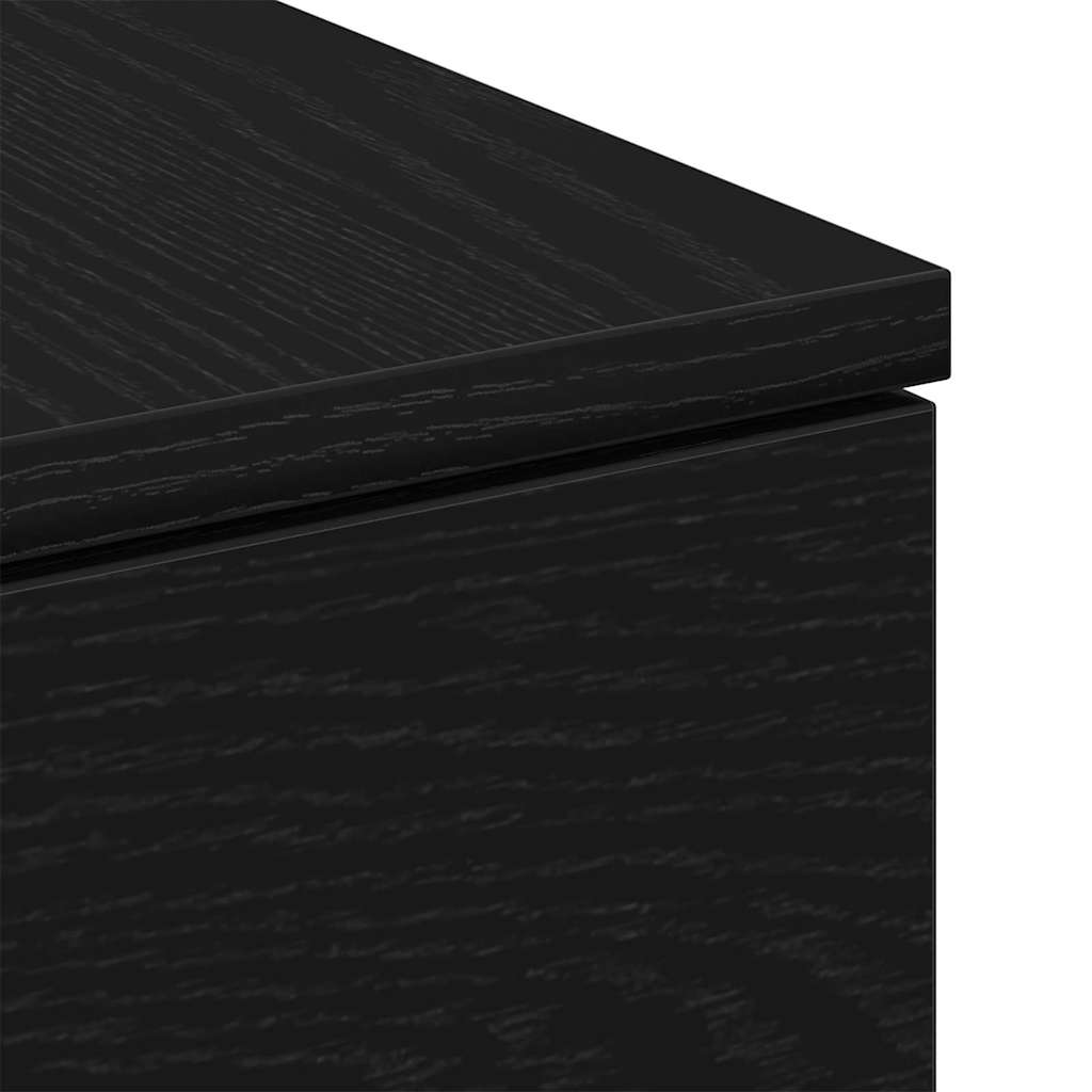 Kava Stol Crni hrast 90 x 60 x 31 cm Konstruirano drvo