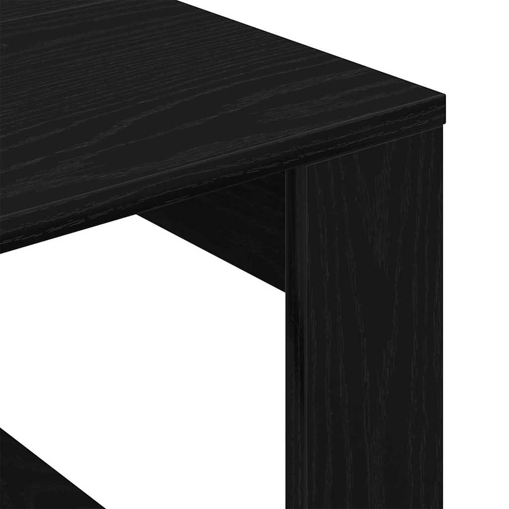 Kava Stol Crni hrast 50 x 50 x 35 cm Konstruirano drvo