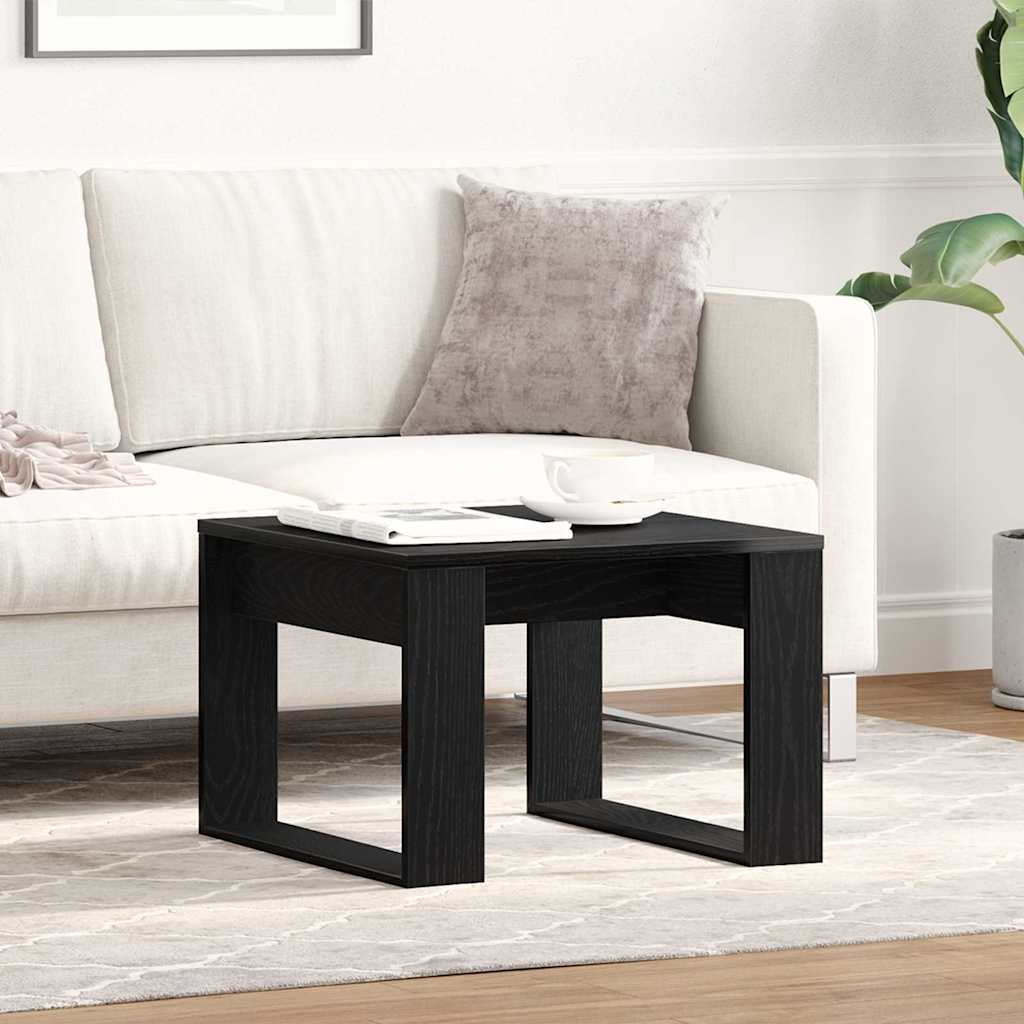 Kava Stol Crni hrast 50 x 50 x 35 cm Konstruirano drvo