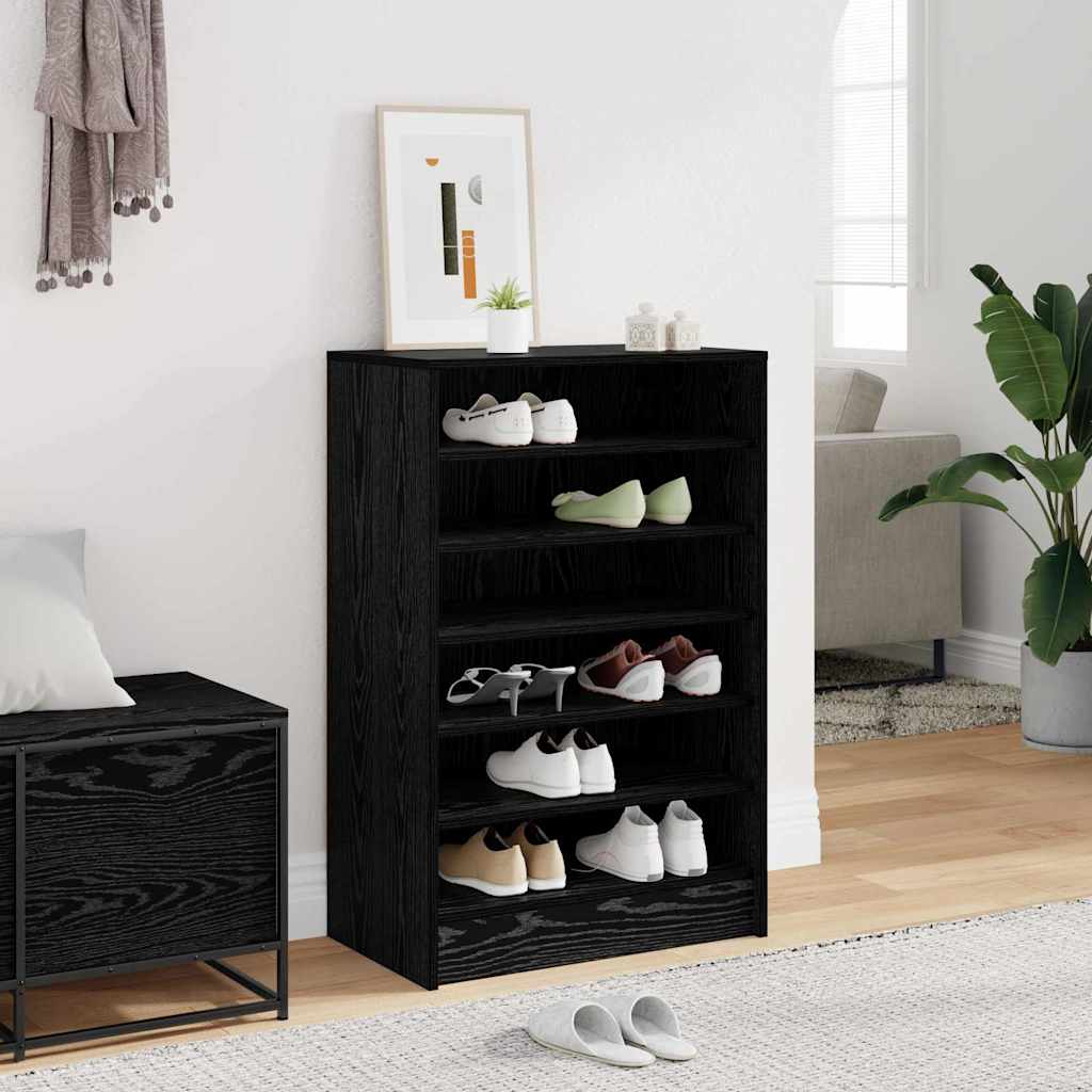 Ormar za cipele Crni hrast 60 x 35 x 92 cm Konstruirano drvo