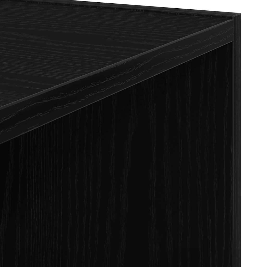 Kutne police Crni hrast 33 x 33 x 34,5 cm Konstruirano drvo