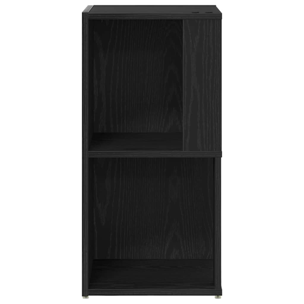 Kutne police Crni hrast 33 x 33 x 67 cm Konstruirano drvo