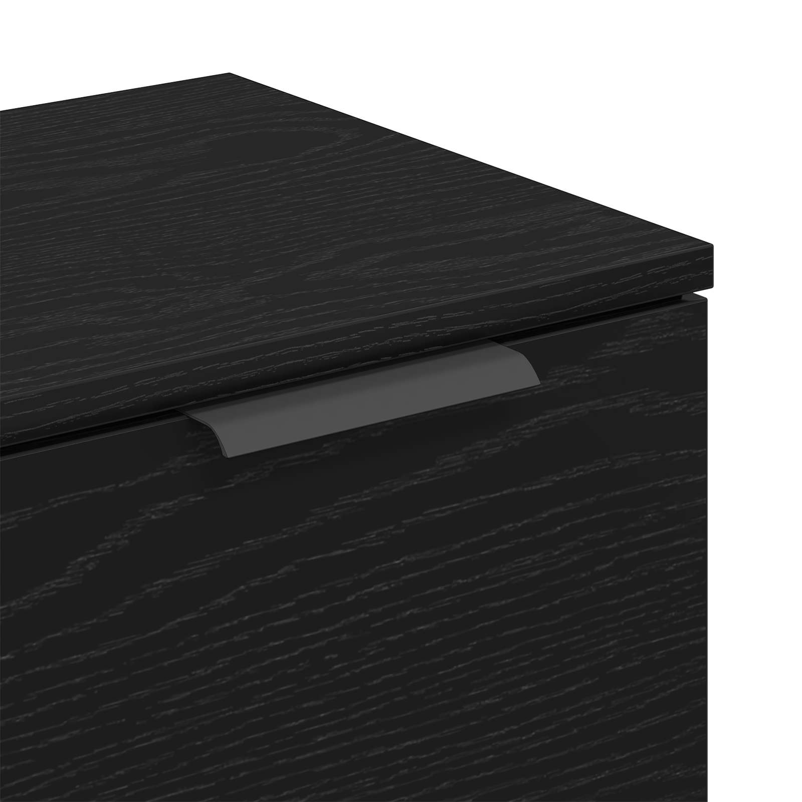 Kreveta Crni hrast 60 x 30 x 70 cm Konstruirano drvo