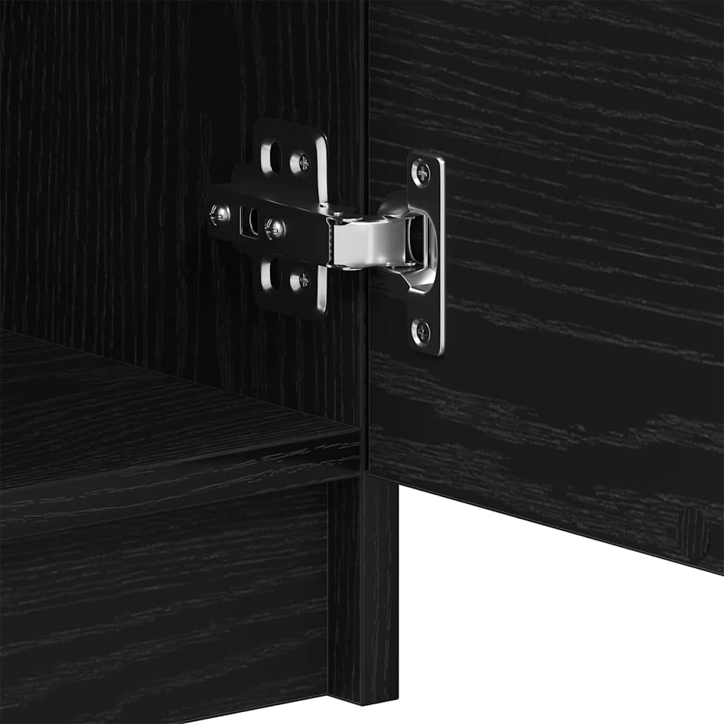 Kreveta Crni hrast 90,5 x 30 x 70 cm Konstruirano drvo