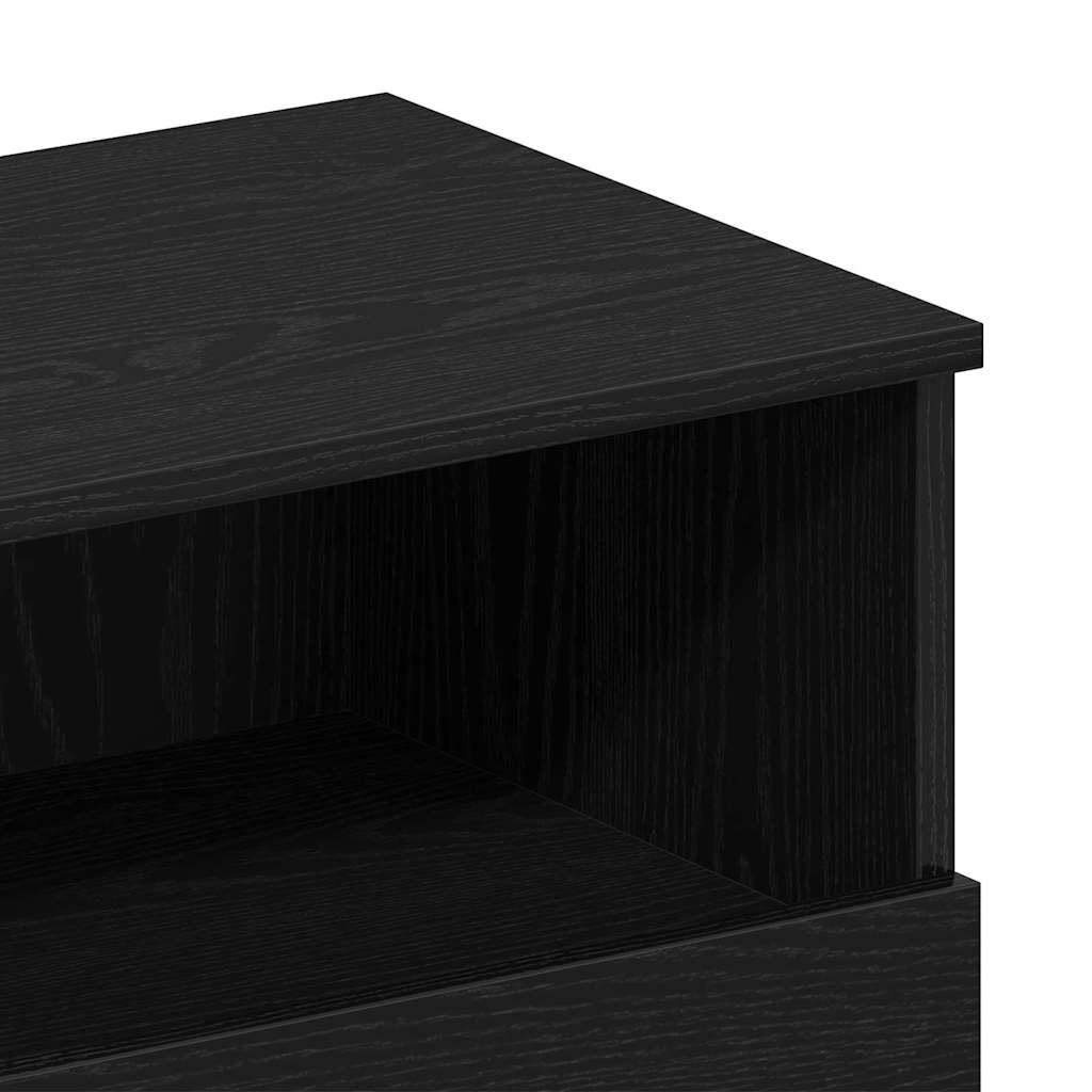 Noćni ormar Crni hrast 40 x 35 x 65 cm Konstruirano drvo