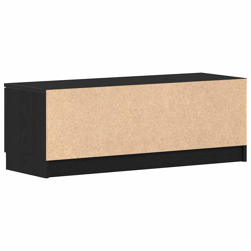 TV ormar Crni hrast 102 x 32 x 35.5 cm Konstruirano drvo