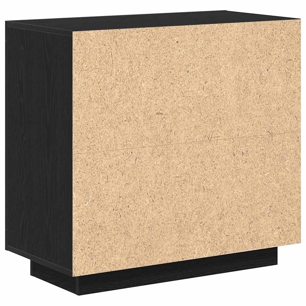 Kreveta Crni hrast 80 x 40 x 75 cm Konstruirano drvo