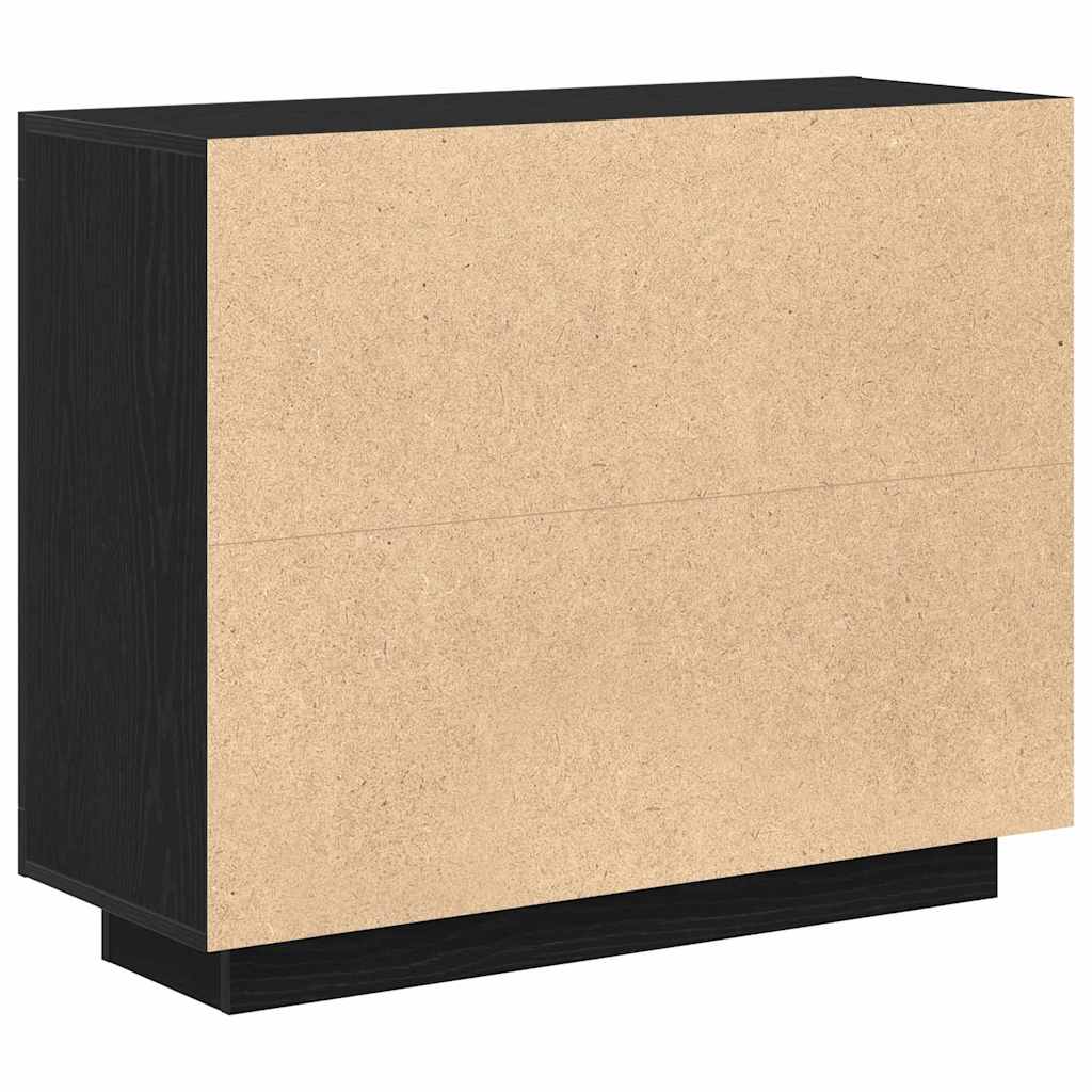 Kreveta Crni hrast 92 x 35 x 75 cm Konstruirano drvo