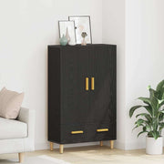 Highboard Crni hrast 70 x 31 x 115 cm Konstruirano drvo