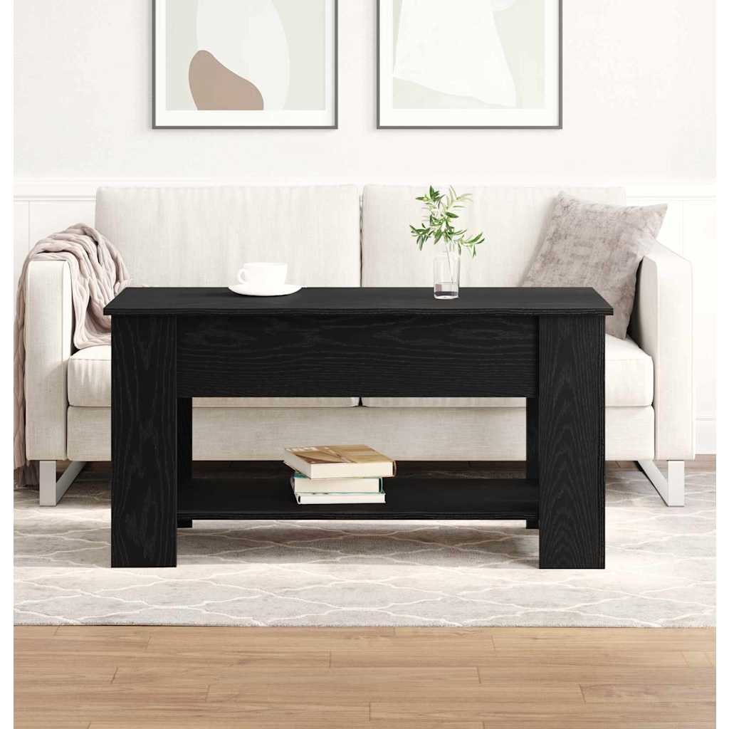 Kava Stol Crni hrast 101 x 49 x 52 cm Konstruirano drvo