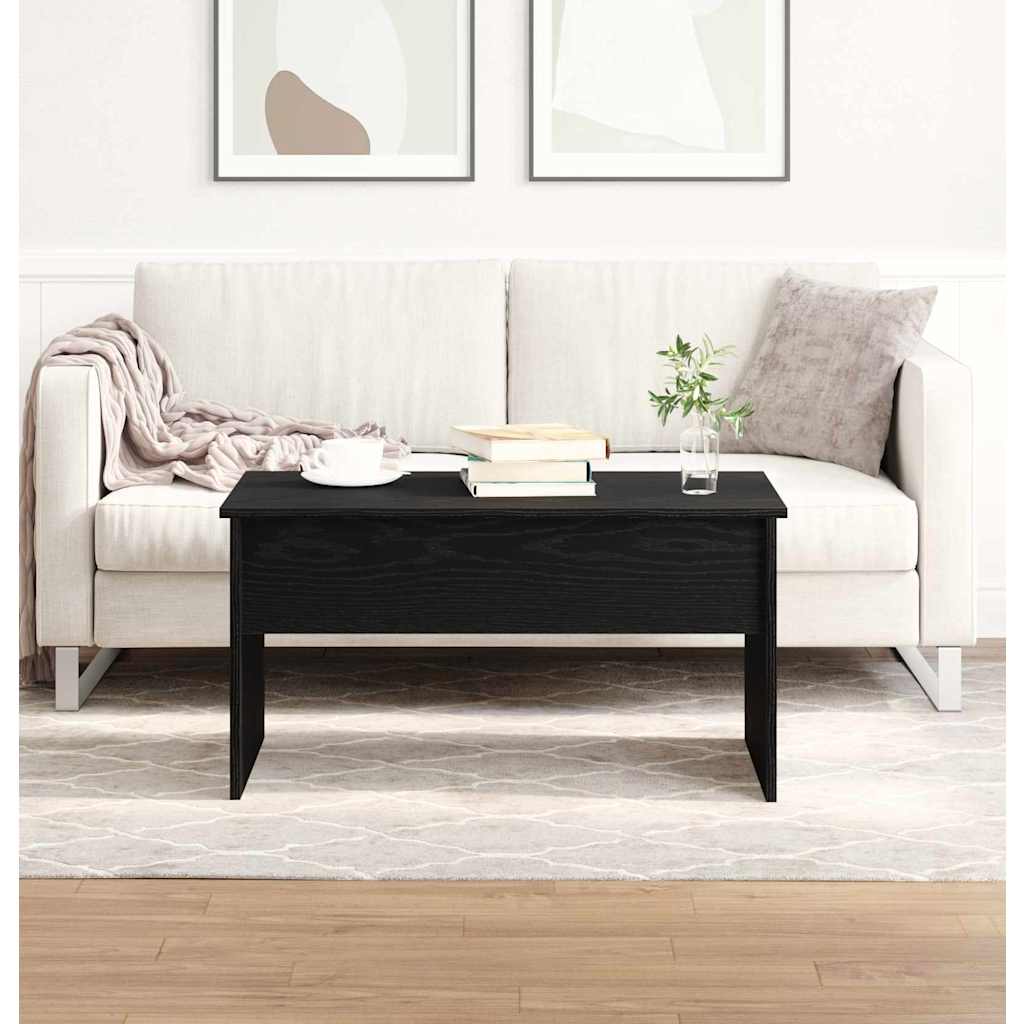 Kava Stol Crni hrast 80 x 50,5 x 41,5 cm Konstruirano drvo