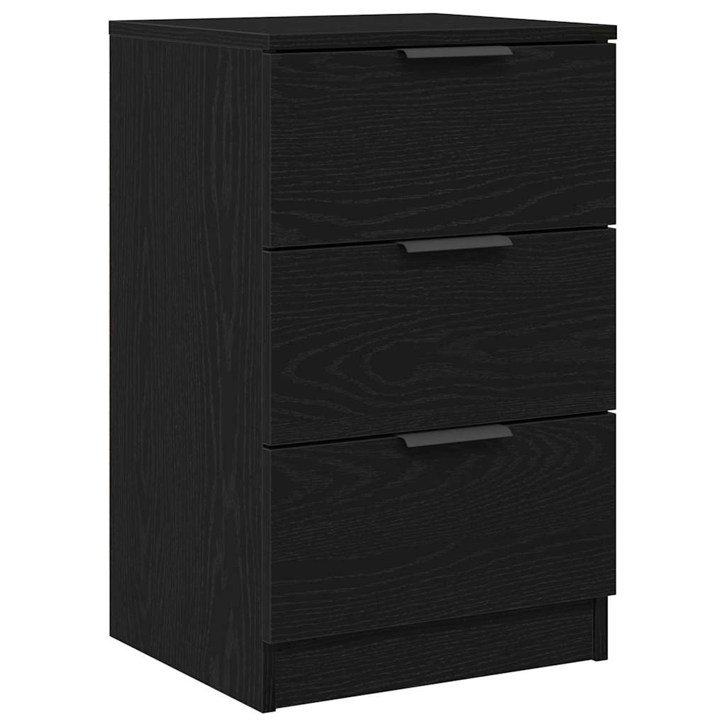 Noćni ormar Crni hrast 40 x 65 x 65 cm Konstruirano drvo